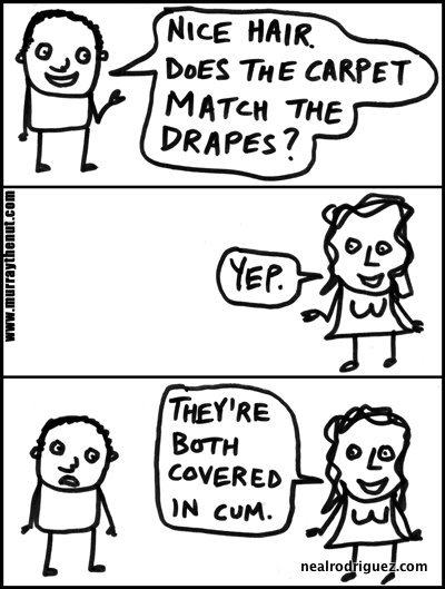 Carpet Matches the Drapes